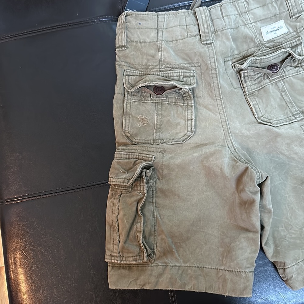 Abercrombie button fly drawstring cargo 10 NWT - Picture 6 of 12